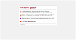 Desktop Screenshot of ferme-goetz.fr